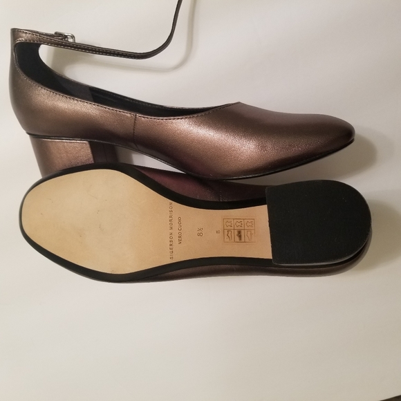 Sigerson Morrison Kairos Metallic Mary Jane Pumps - Picture 5 of 7